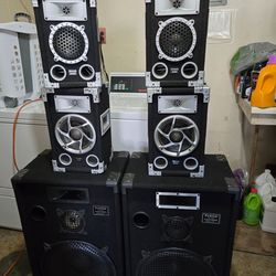 DJ speakers surround sound system