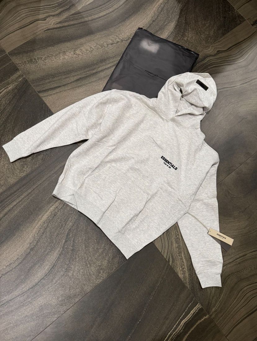 Essentials Hoodies Light And Dark Oatmeal All Sizes