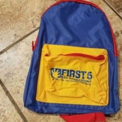 first 5 
mini 
backpack 
