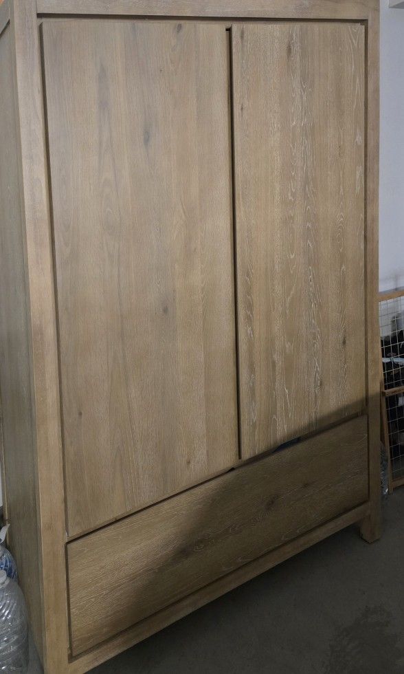 Solid Oak Armoire 