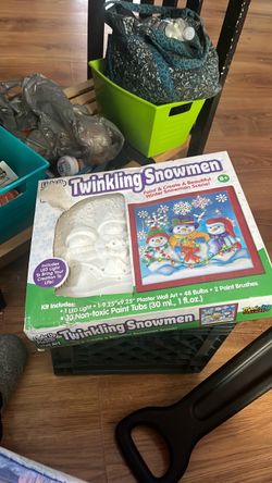 Twinkle Snowman paint kit
