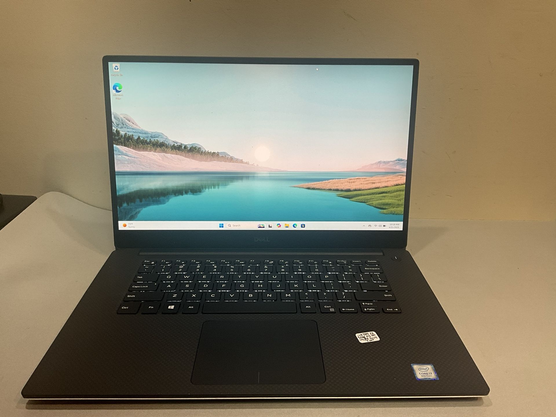 DELL PRECISION 5540 15 FHD I7-9750H 32GB Ram 512GB SSD Windows 11 pro Quadro T1000 . touchscreen Good Condition - Device has been tested and is in