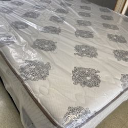 👑 NEW KING SIZE DOUBLE SIDED DELUXE MATTRESS MADE PLUSH W.BOXSPRINGS INCLUDED 👑