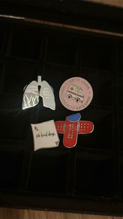 Figs x V Coterie limited edition enamel pins