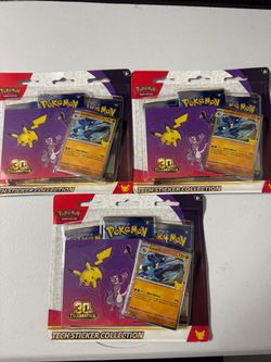 Pokemon 30th Celebration Tech Sticker Collection