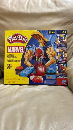 Play-Doh Marvel Iron Man Armor Maker Lab Playset with Action Figure, Ages 4+