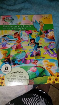 Tinkerbells Table Die Cuts