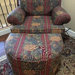 Oversized Chair And Ottoman 