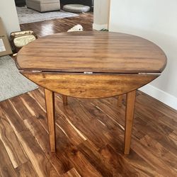 Dining Table With Drop Leaf