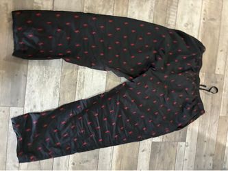 Polo pants red and black color way