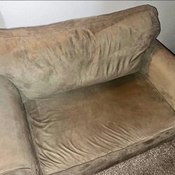 Brown Twin Pull Out !! Mattress Still In Plastic 