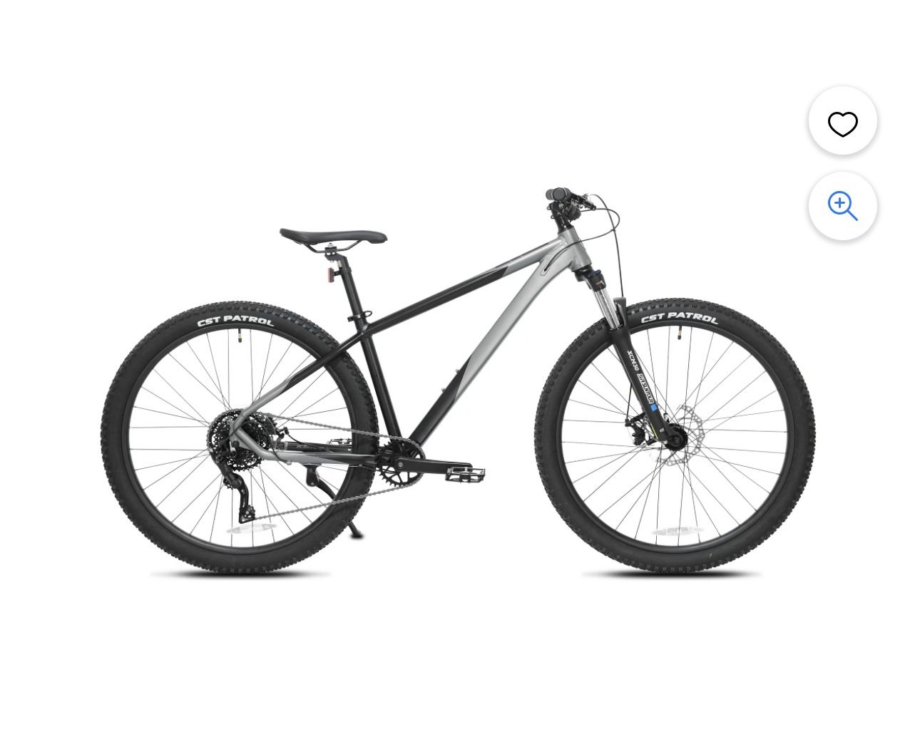 Kent Bicycles 29" Men's Trouvaille Mountain Bike Large, Black and Taupe