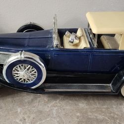 2 Antique Vintage Glass Liquor Cars