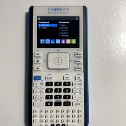 TI-Nspire CX II Graphing Calculator - Excellent Condition with Cover & Cable