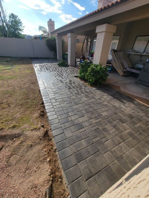 Pavers and Turf