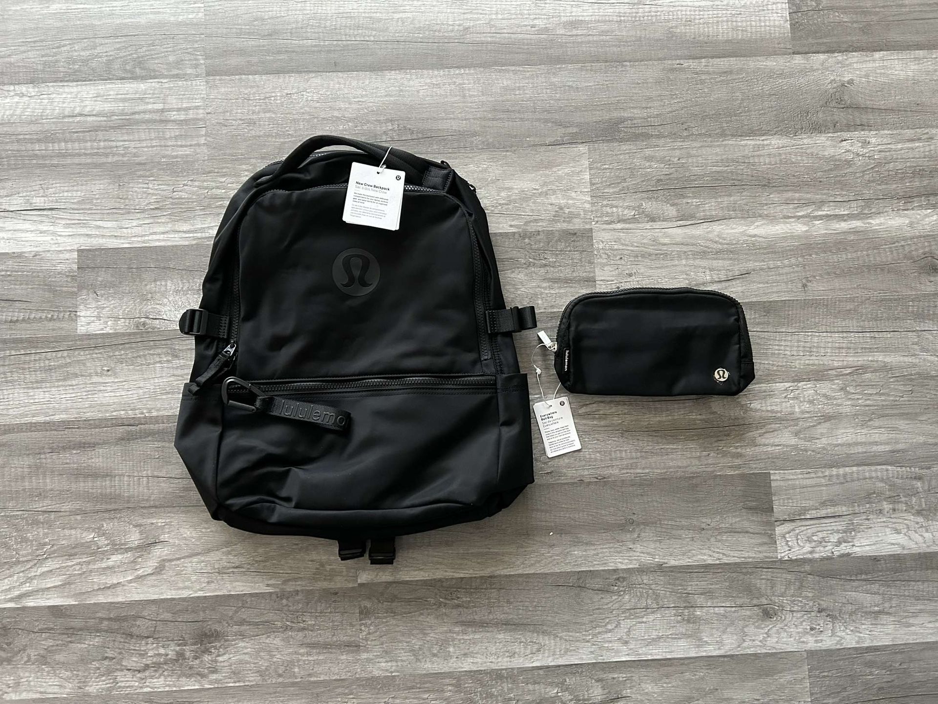 Lululemon Bundle New Crew Backpack and Everywhere Belt Bag New With Tags