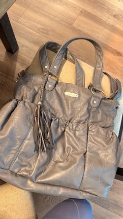 Gray Diaper Bag