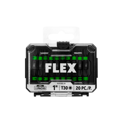 FLEX FA101007-20 1In. T30 Impact Driver Bits 20 Bulk