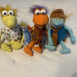 3 fraggles from 1980’s Fraggle Rock
