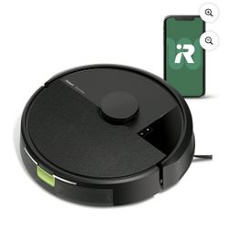 iRobot Roomba 105 Vac Robot Vacuum and Self-Charging Dock with Intense Power Lifting Suction, LiDAR Navigation, Multi-Surface Cleaning,