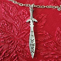 Chaos Runesword Pendant Necklace