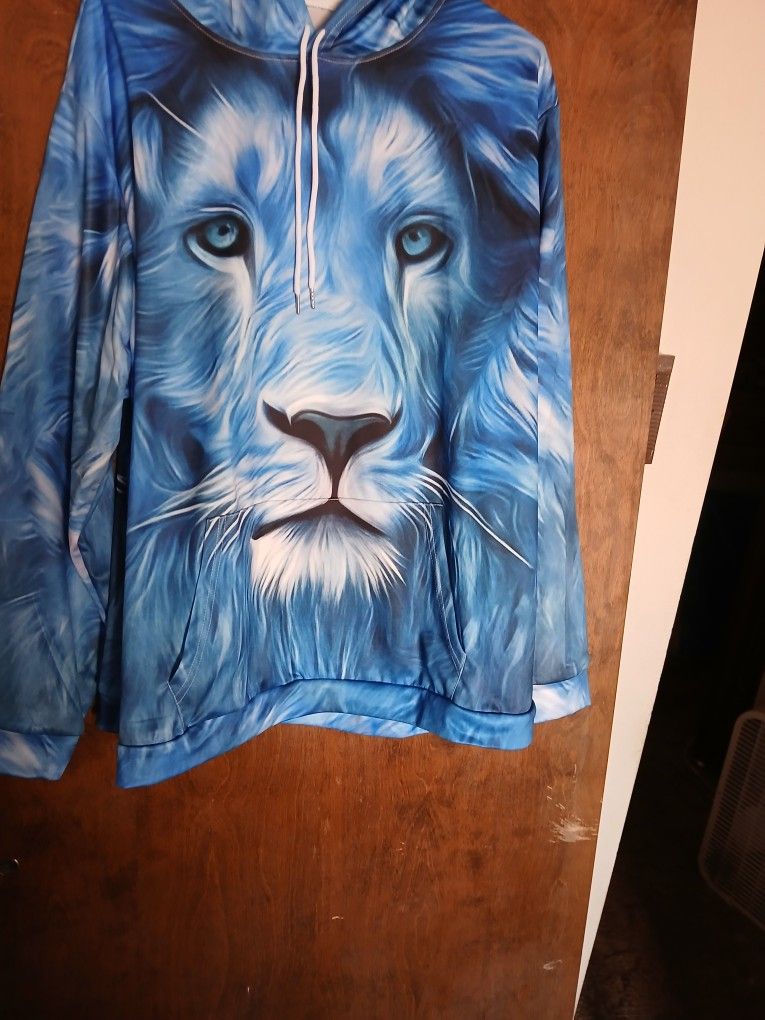 LION sweatshirt Front & Back Hoodie