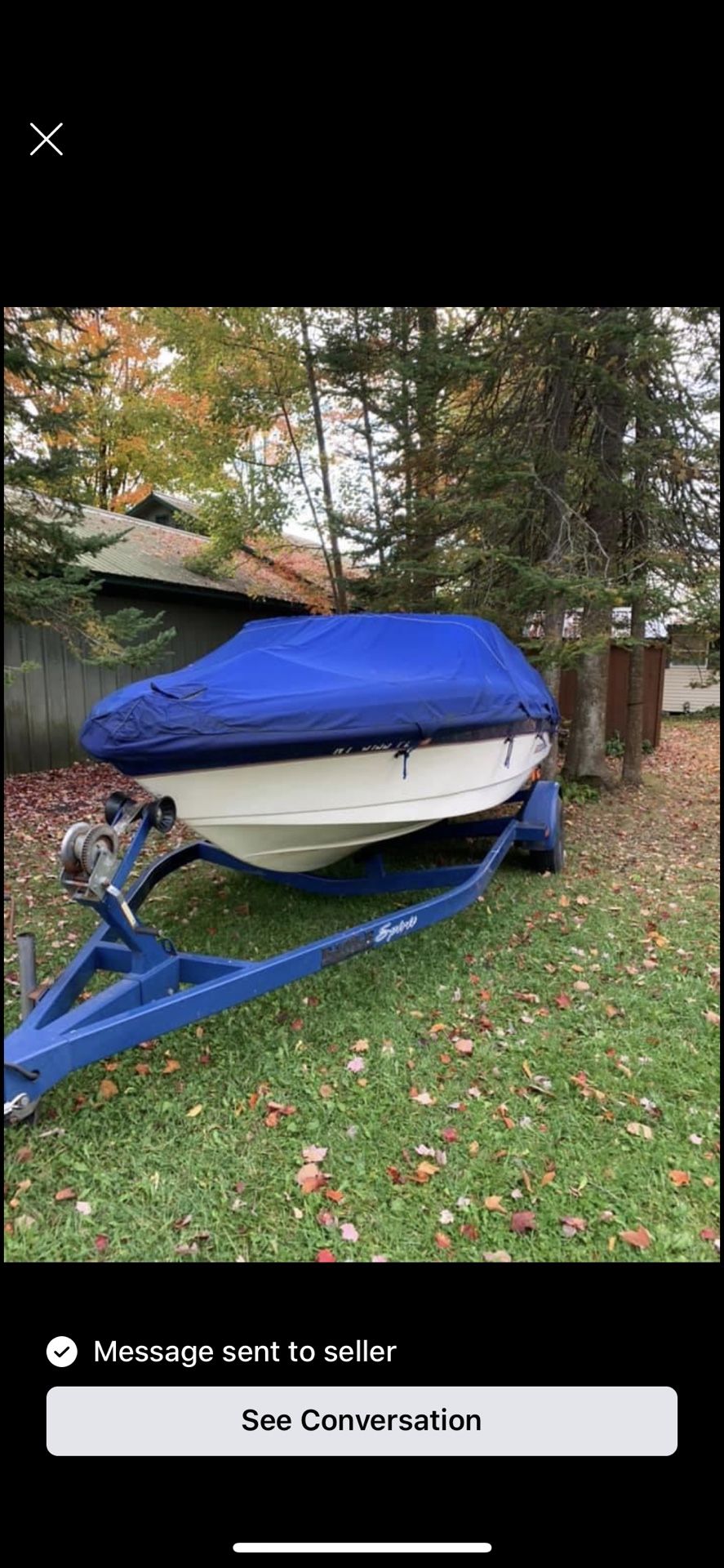 1996 Rinker Boat W Trailer & Ski’s