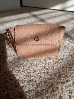 Anne Klein Blush Pink Mini Crossbody / Wristlet Bag