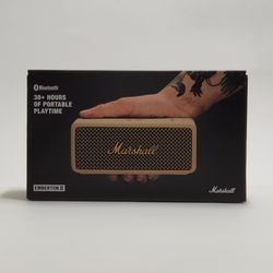 New Marshall Emberton II Portable Bluetooth Speaker Beige