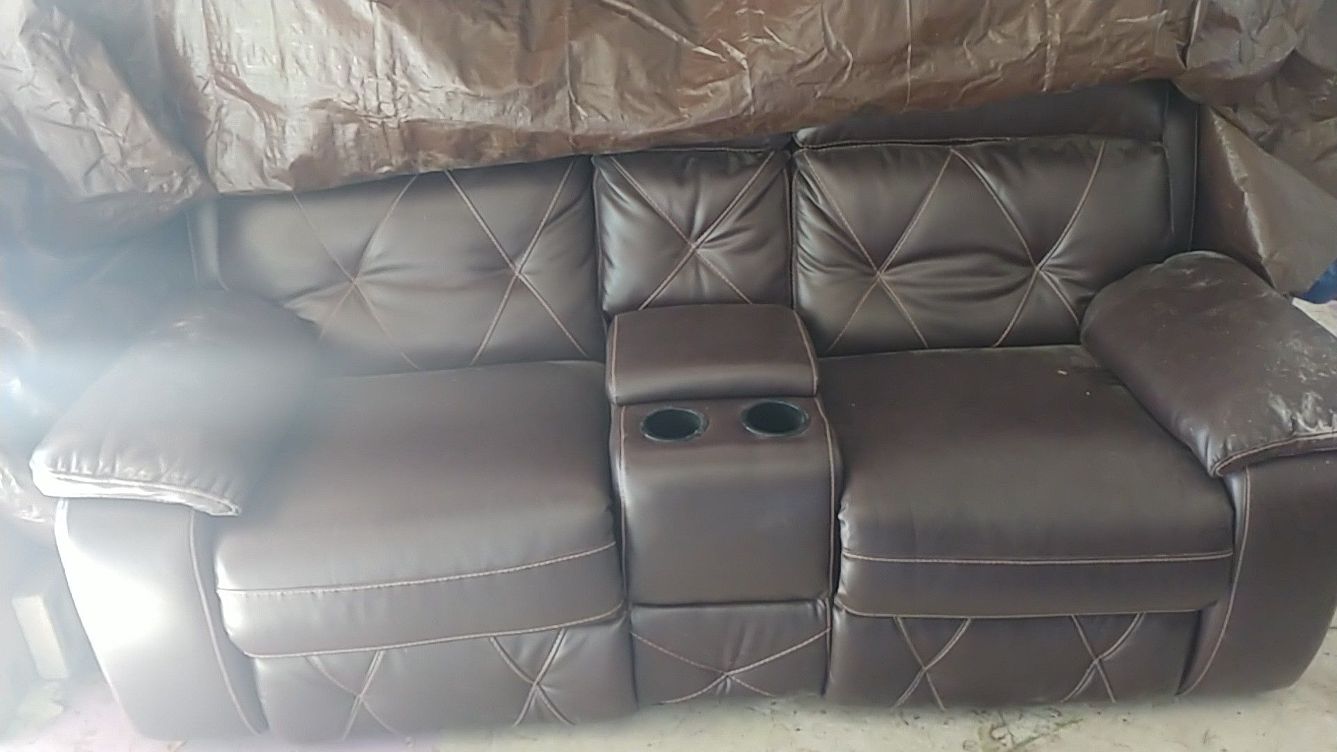 Free leather couch hollywood area