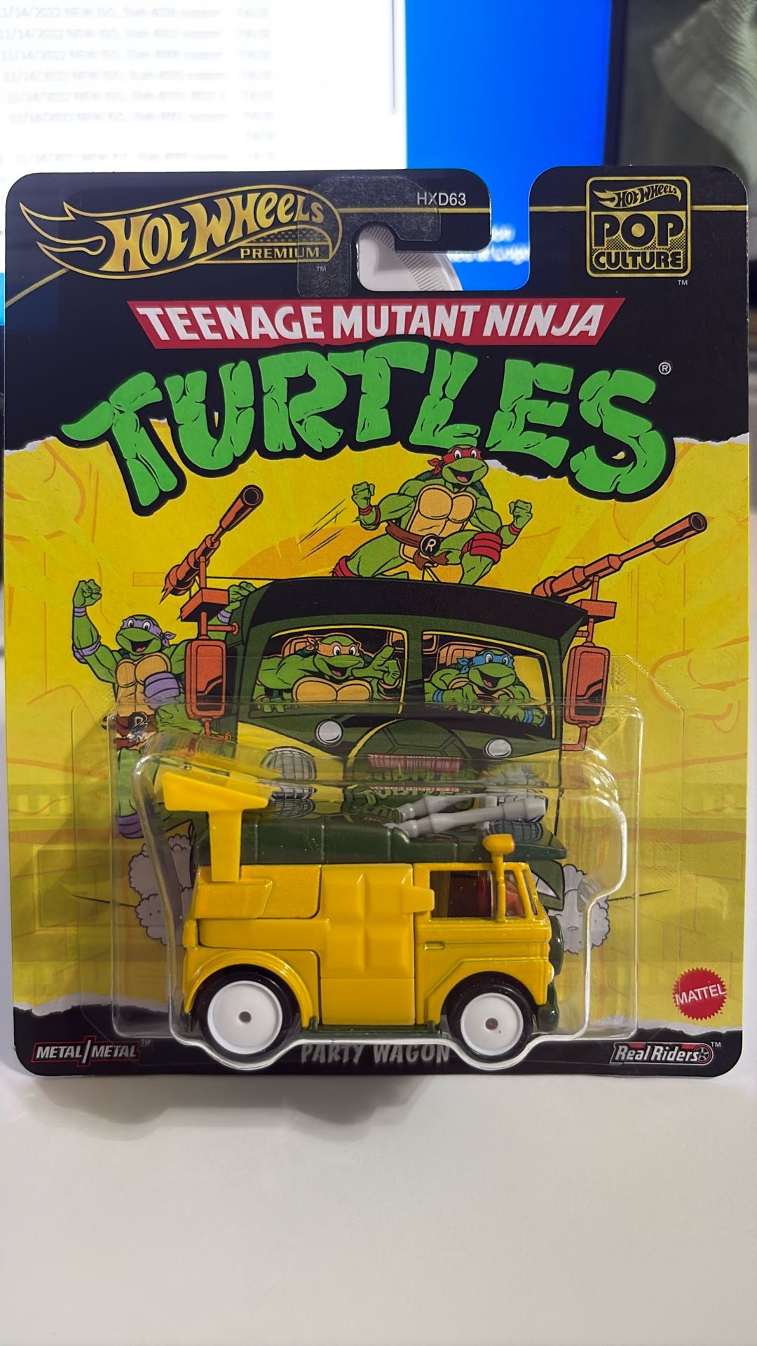 Hotwheels Premium Pop Culture TMNT Turtles