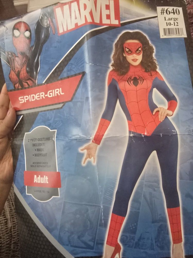Halloween 2025Costume Spider Girl Size Large