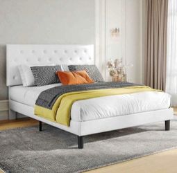 Platform bed frame size full