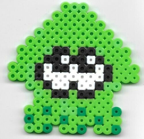 Splatoon Green Inkling Perler Bead Pixel Art