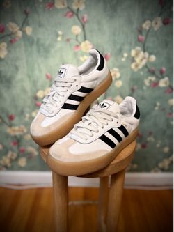 Womens ADIDAS ORIGINALS SAMBAE W IG5744 WHITE / BLACK  Size 6