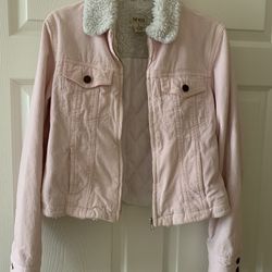 Corduroy Pink Jacket, Size M (juniors)