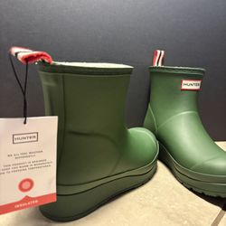 Hunter Boots Insulated- BRAND NEW! Womens, Forest Green, Size 8