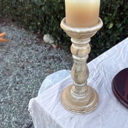 Candle Pillar Holder $15