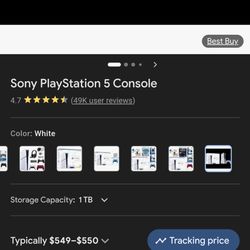 PS5 Disc 1Tb with Games and Stand