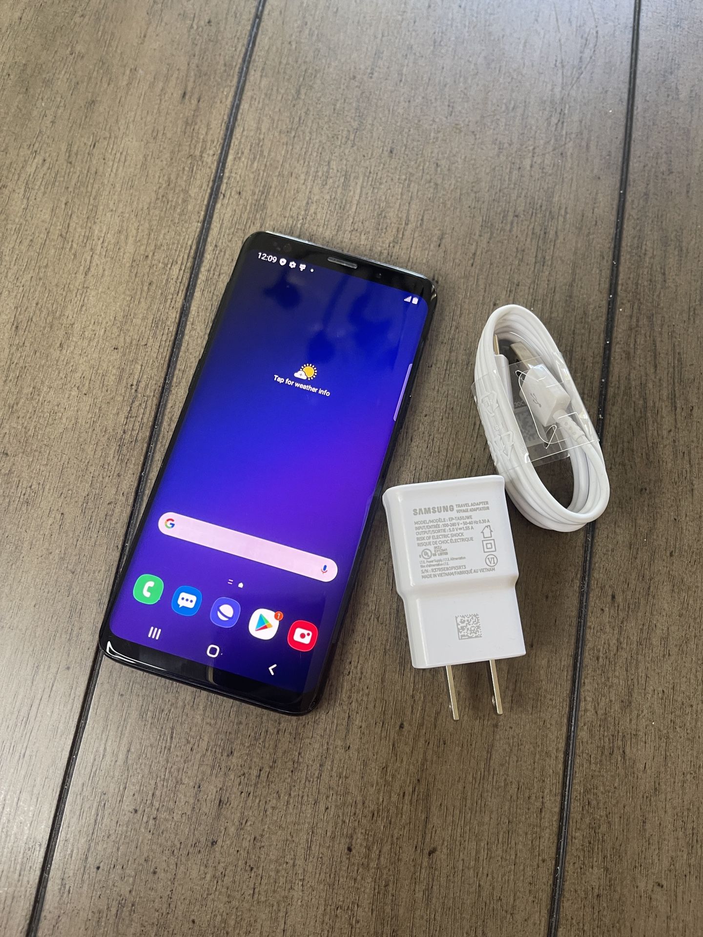 Factory Unlocked Samsung Galaxy S9 64GB Black Verizon T-Mobile Metro Pcs AT&T Cell Phone