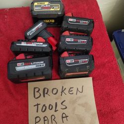 Broken Batteryes Para Reparar $$260 All