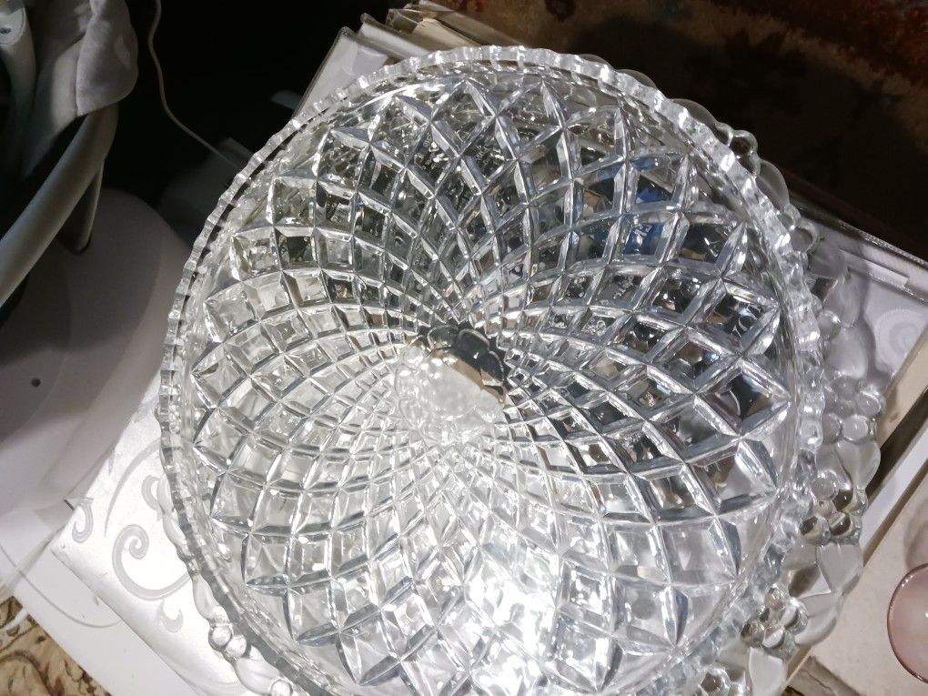 New Gorgeous Lead Crystal Larg Cake Stands Platters Servers Etc 2 For 12 Firm Look My Post Moving