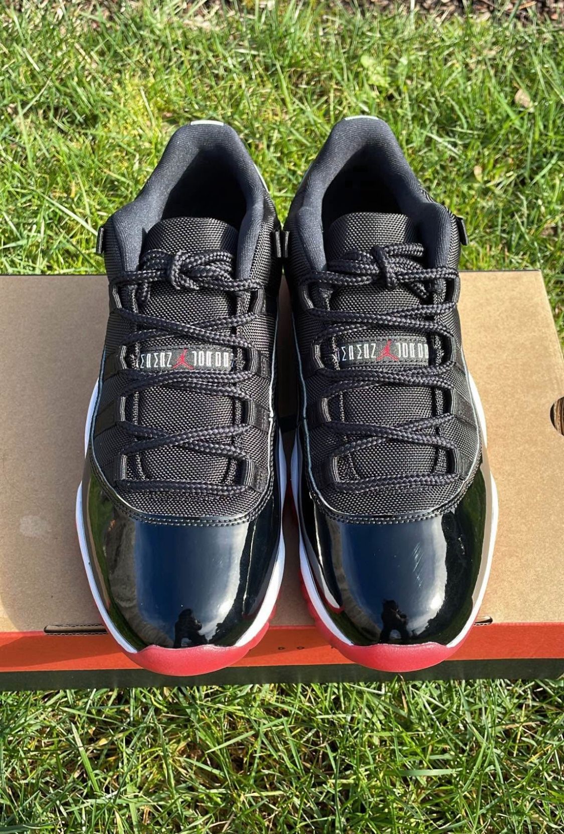 Size 13 Jordan Bred 11s DS $215