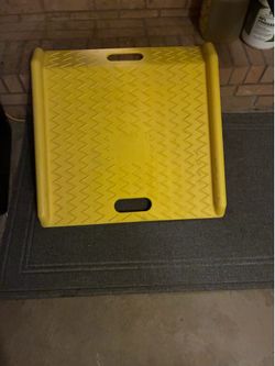 Eagle 1794 Poly Curb Ramp - great for moving with a dolly / hand truck
