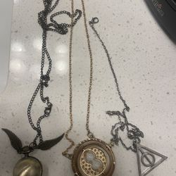 3 Harry Potter Necklaces 