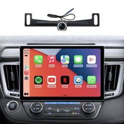 11.5" Car Radio for Toyota RAV4 2013-2018 - Wireless CarPlay Android Auto | 5G WiFi Touchscreen Stereo | GPS Navigation | Bluetooth FM/AM | HD Backup 