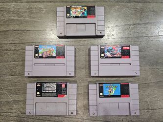 SNES Games Lot $125