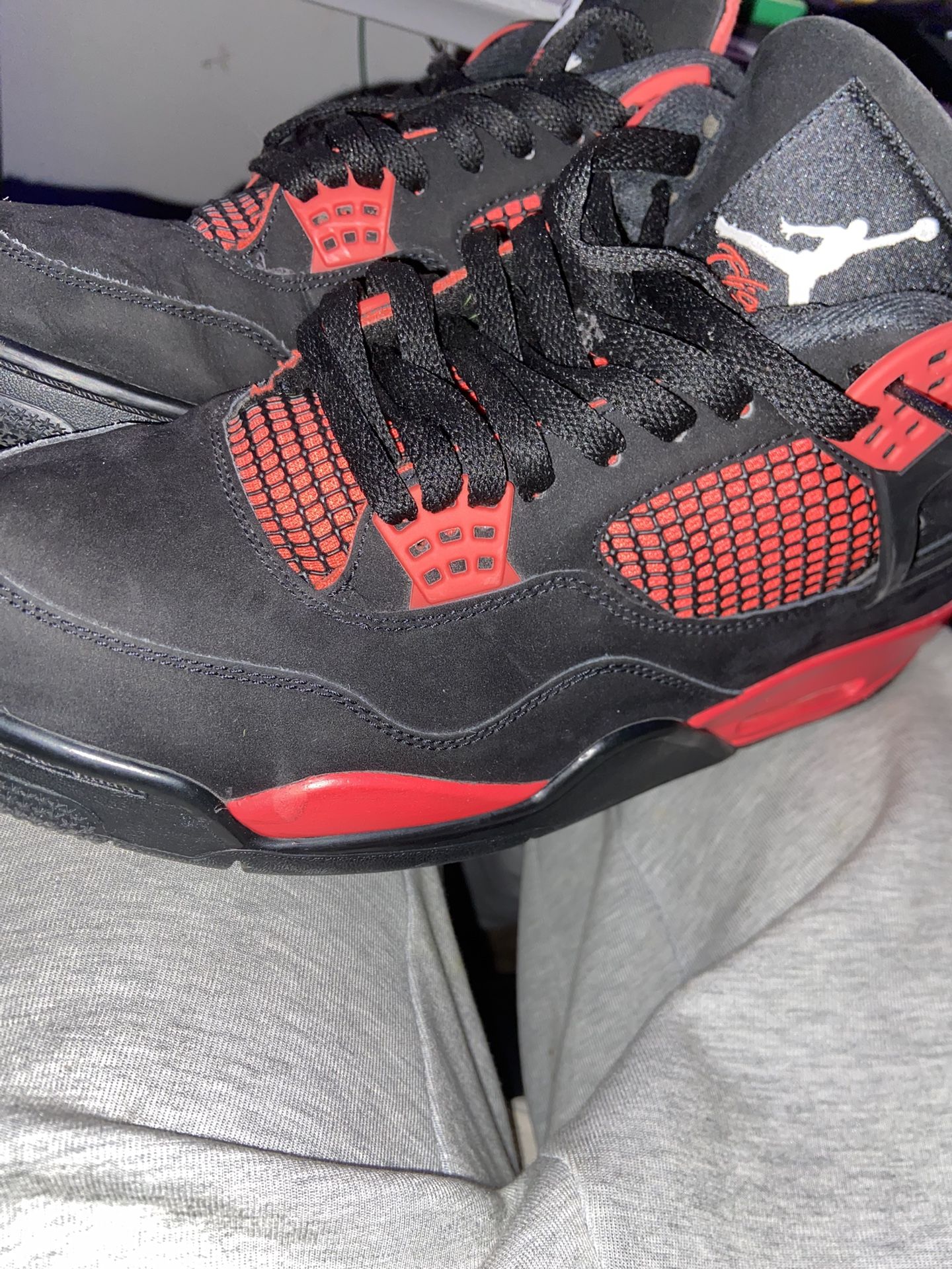Jordan 4 Red Thunder Size 12