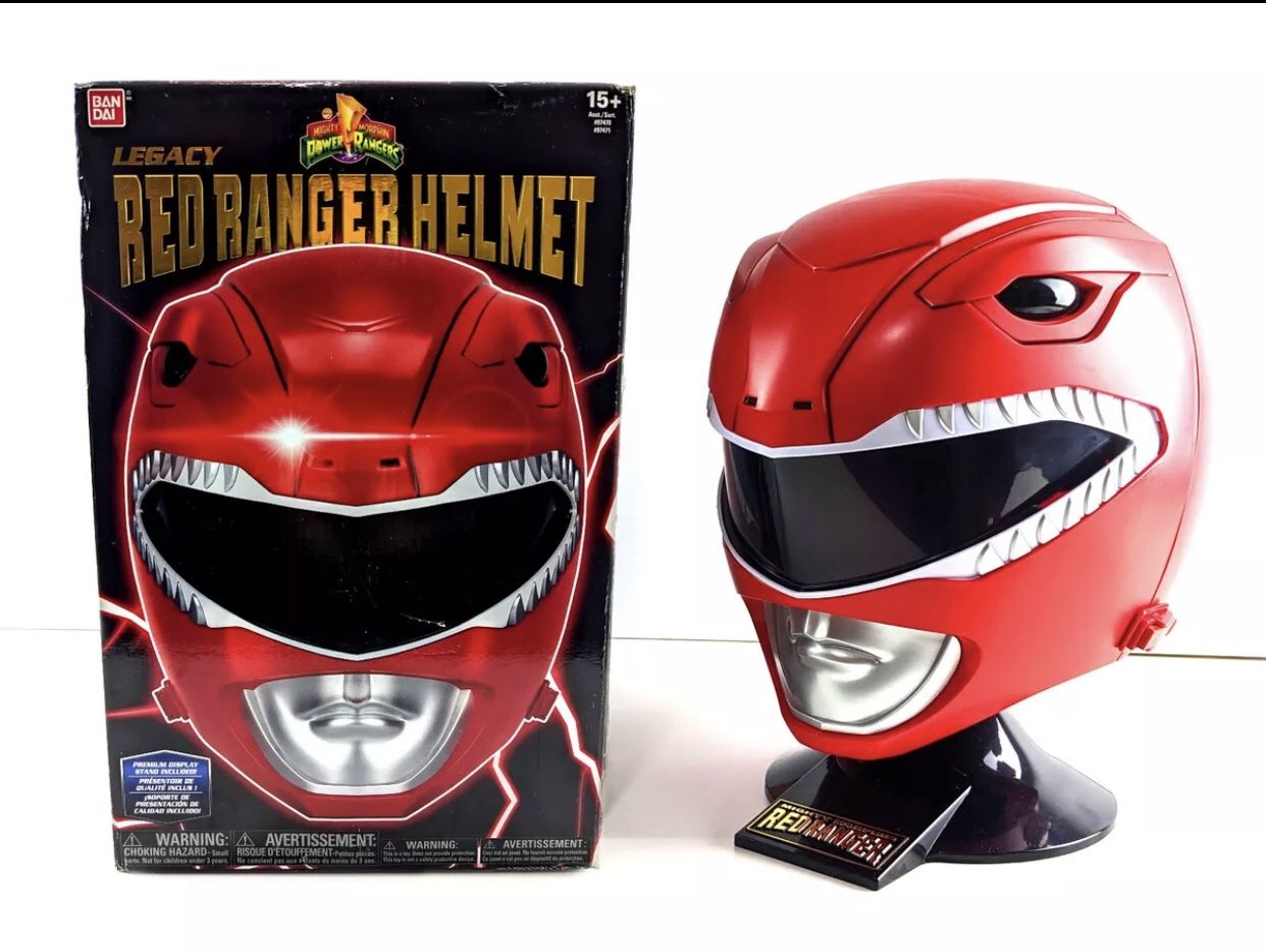 Bandai Mighty Morphin Power Rangers Legacy Jason Red Ranger Helmet