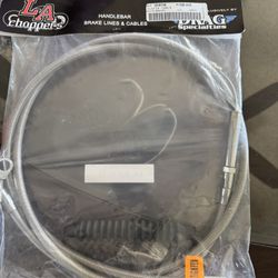 LA Choppers 15-17 Inch Ape Hanger Clutch Cable. 